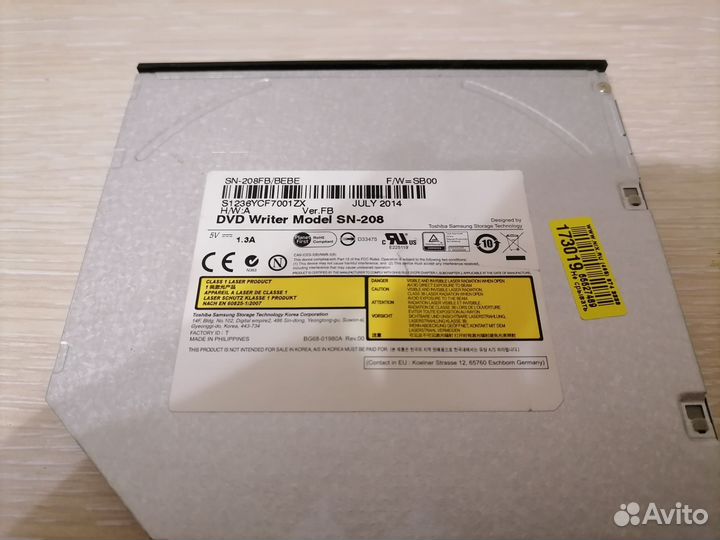 Оптический привод DVD writer SN-208