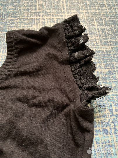 Купальник для танцев гимнастики черный 116