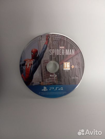 Spider man ps4 диск