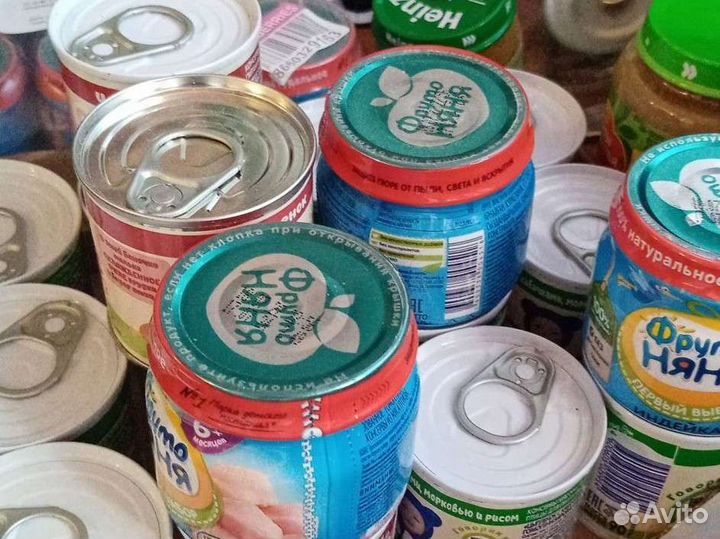 Пюре мясное тема и фрутоняня, фруктовое