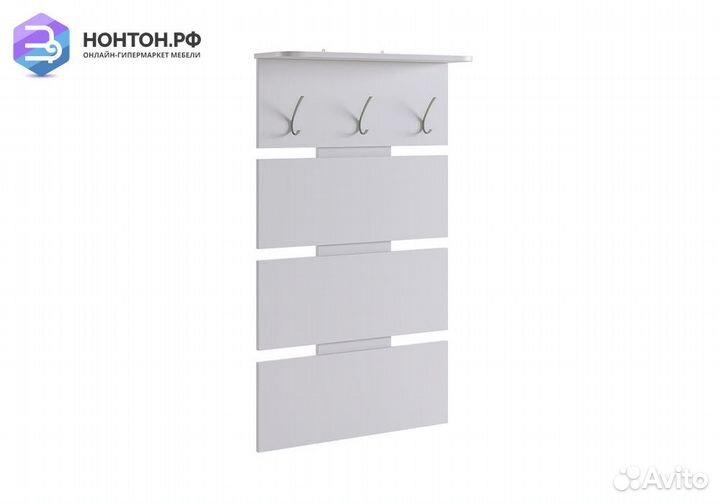 Вешалка для одежды Реал 2 белый