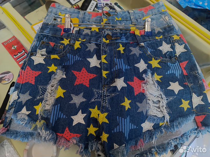 Новые джинсовые шорты 44,46