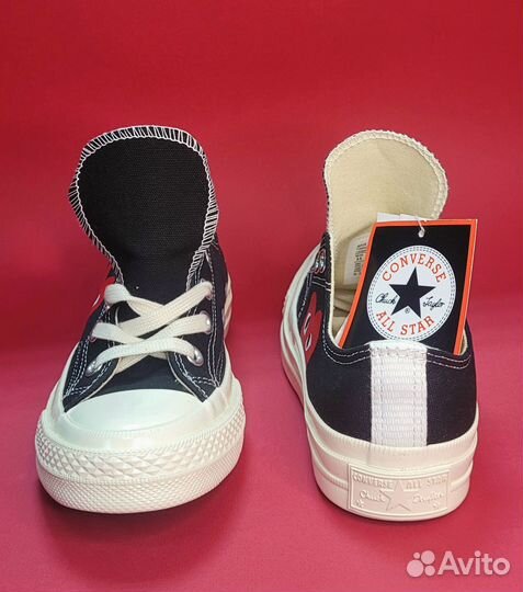 Кеды converse низкие с сердцем