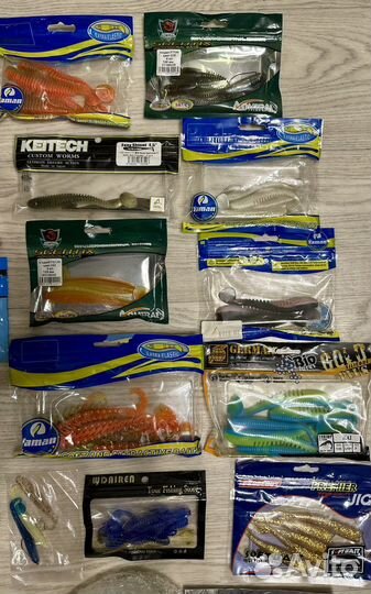 Силиконовые приманки 19 видов