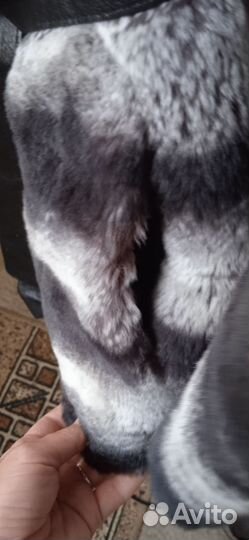 Шуба натуральная Рекс под шиншиллу 42-44 размер