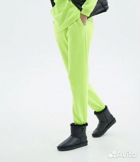 Кожанные угги женские