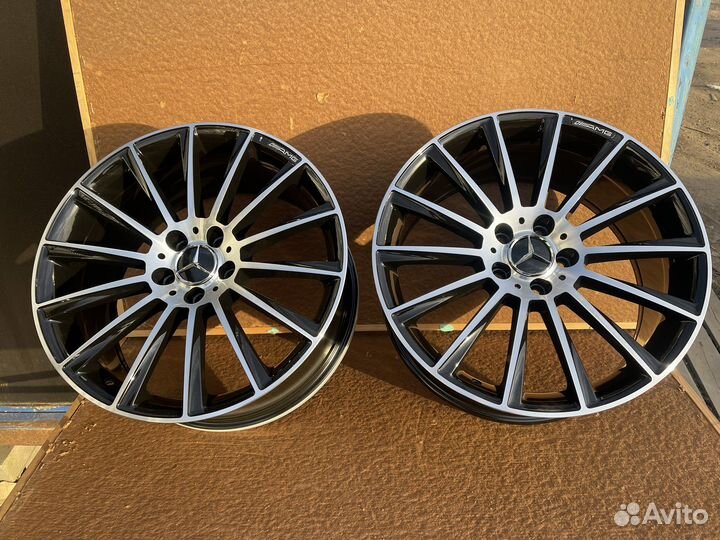 Диски разноширокие на мерседес Mercedes r19 AMG