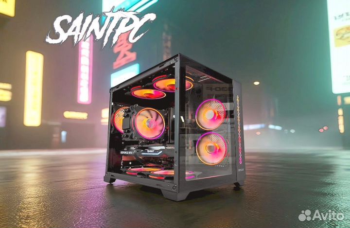Игровой пк на видеокарте GeForce gtx 1050 Ti