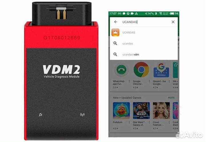 VDM2 ukandas диагностика автомобильных систем