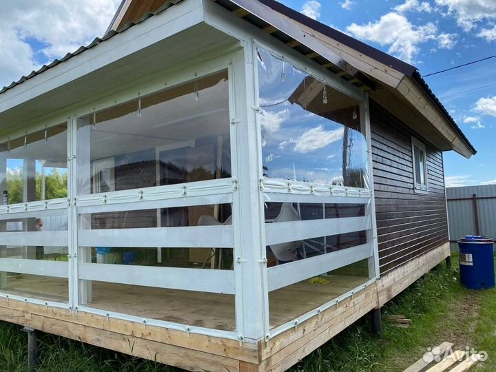 Мягкие окна для беседки