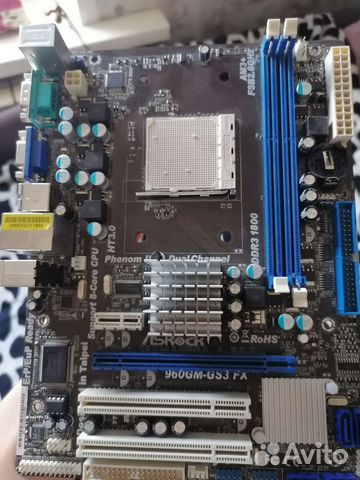 Материнская плата ASRock 960GM-GS3 FX купить в Онохое | Электроника | Авито