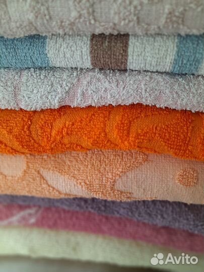 Махровые полотенца б/у