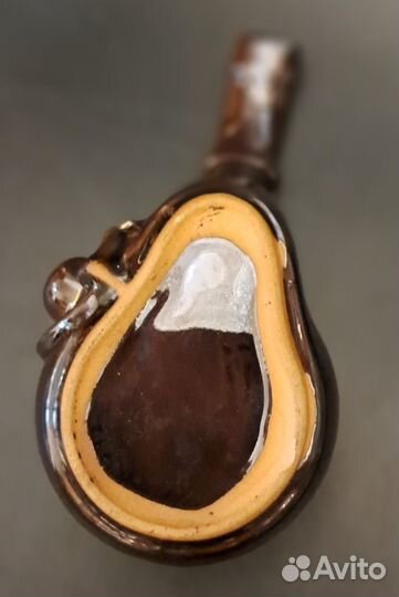 Пепельница трубка керамическая, Советский винтаж