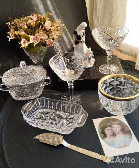 Хрустальная посуда СССР Винтаж