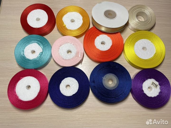 Набор атласной ленты