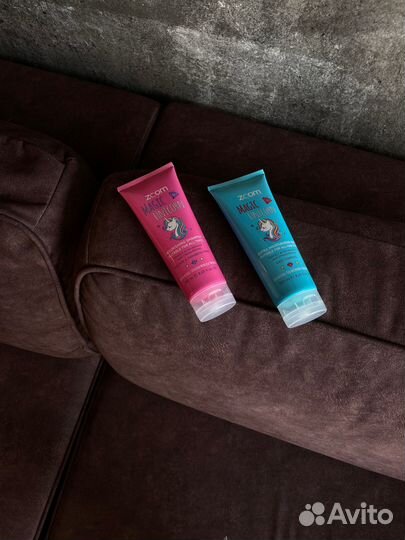 Безсульфатный шампунь, кондиционер zoom