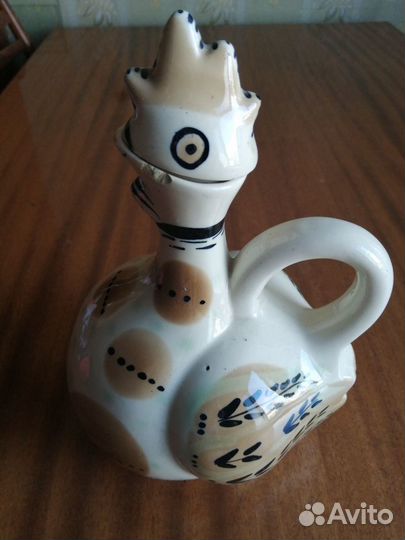 Кувшин Курочка Ряба, керамический, СССР 1960 г