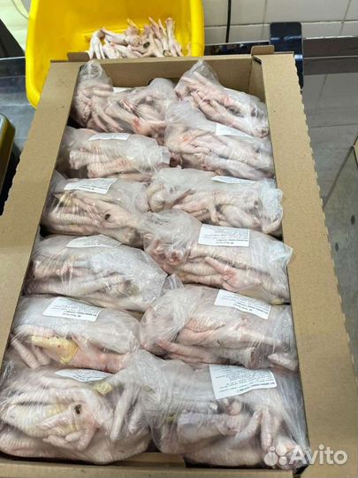 Куриные лапы, головы, костный остаток заморозка