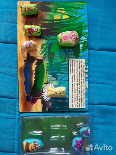 Книга с объемными магнитами. Лунтик