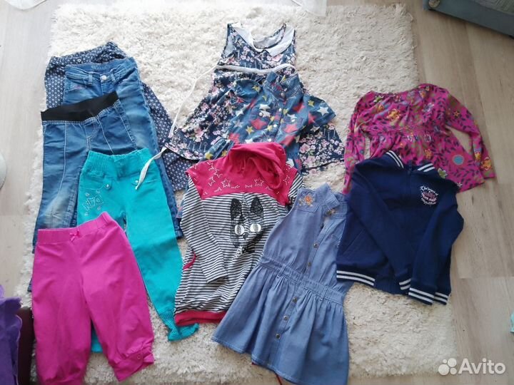 Одежда пакетом на девочку 5-7 лет