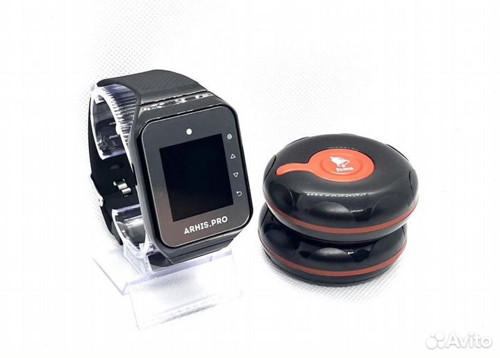 Кнопка вызова персонала и часы пейджер Популяр