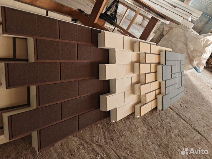 Фасадные термопанели под кирпич