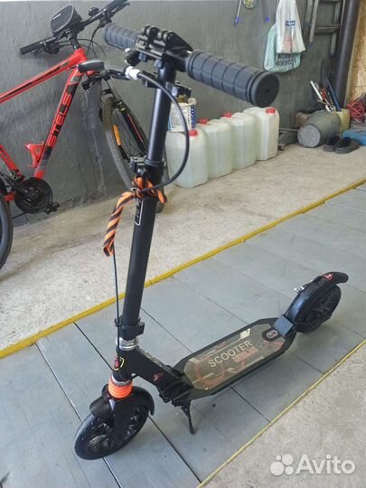 Самокат urban scooter 200мм диск/тормоз
