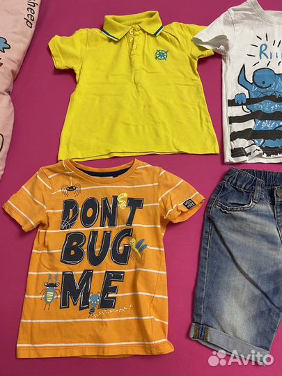 Футболки и шорты для мальчика 98-104 пакетом