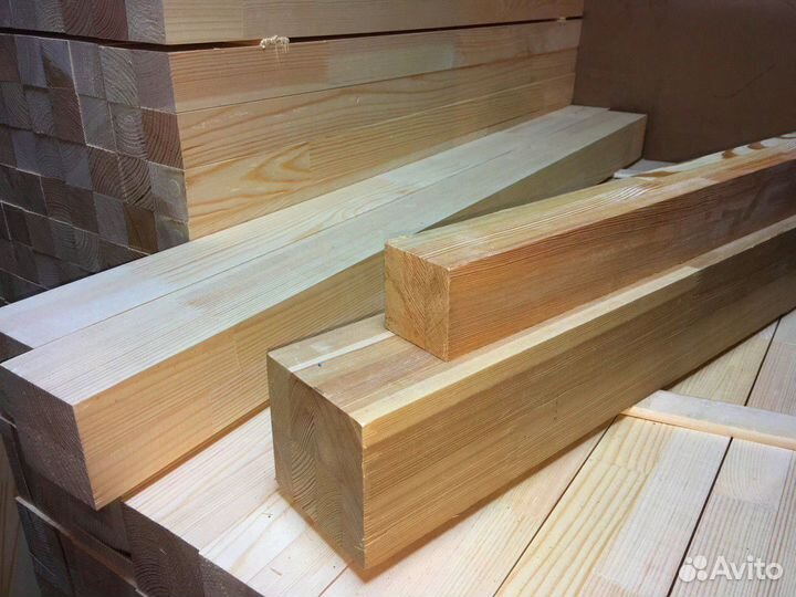 Брус от производителя строганный, лиственница, сух