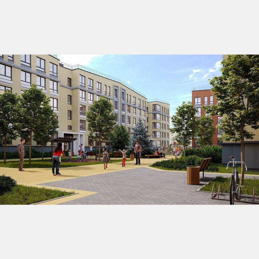 1-к. квартира, 36,6 м², 3/5 эт.