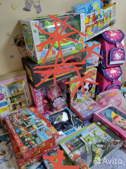 Новые детские игрушки (цены разные)