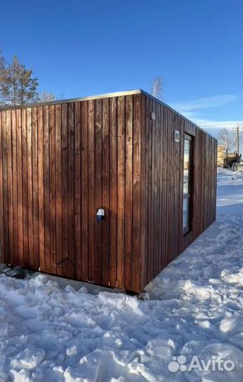 Дом дачный из контейнера