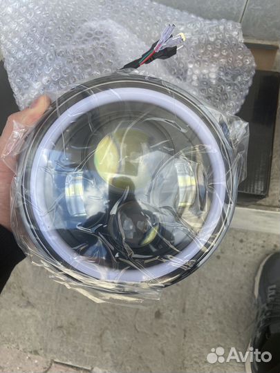 Диодные фары на ниву