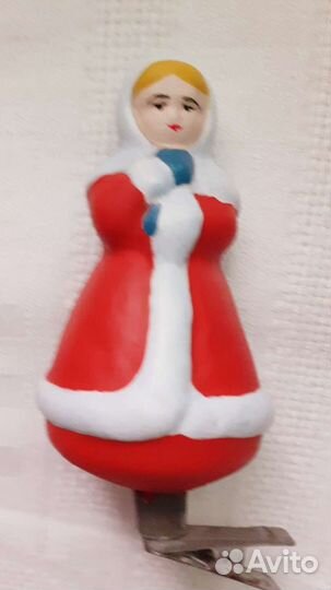 Елочные игрушки Настенька и Морозко