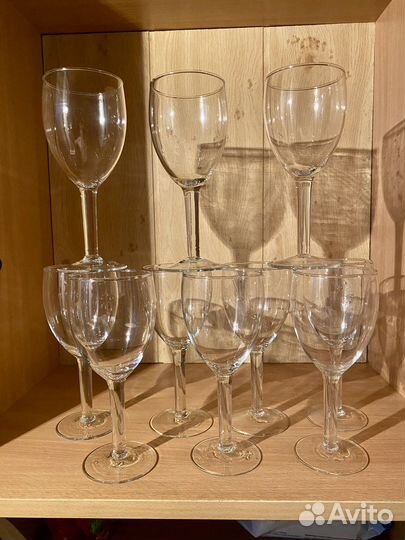 Набор 10 штук фужеры новые Икея