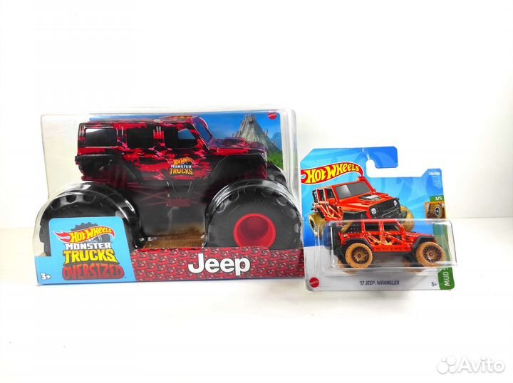 Машинка Hot Wheels Monster Trucks Oversized