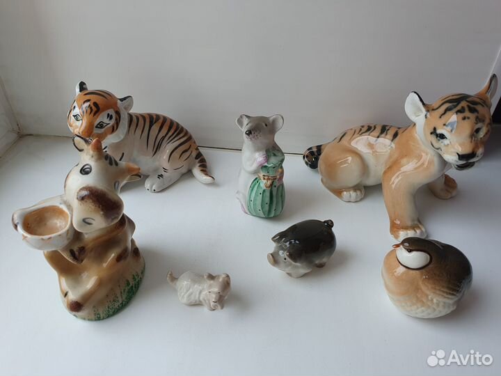 Статуэтки фарфор лфз Дулево Вербилки СССР