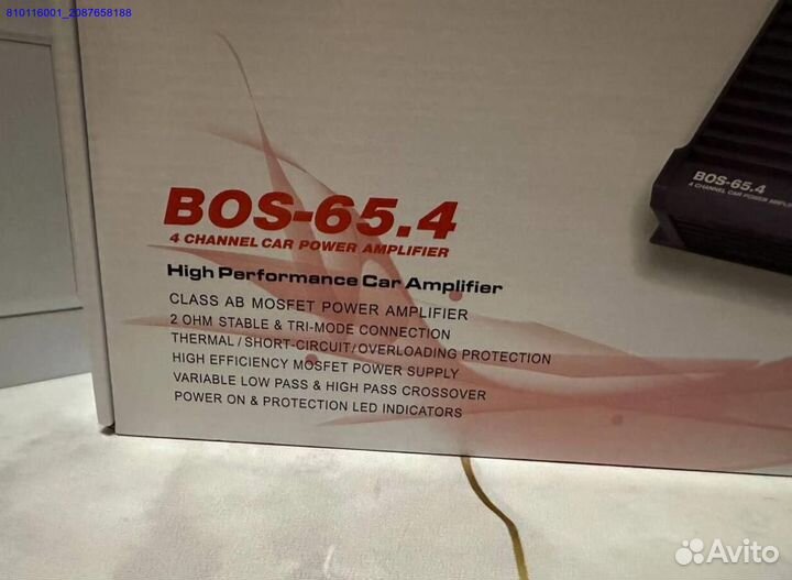 Автомобильный усилитель от BOS-mini 65.4 6000W MAX