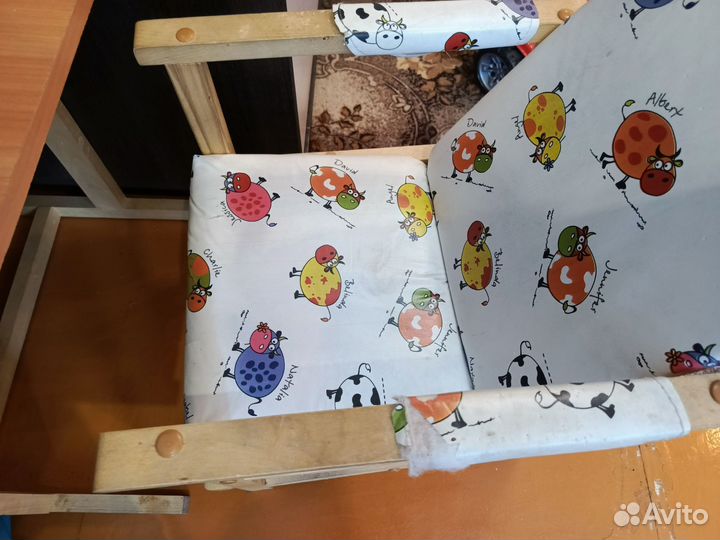 Мольберт детский, стол и стул
