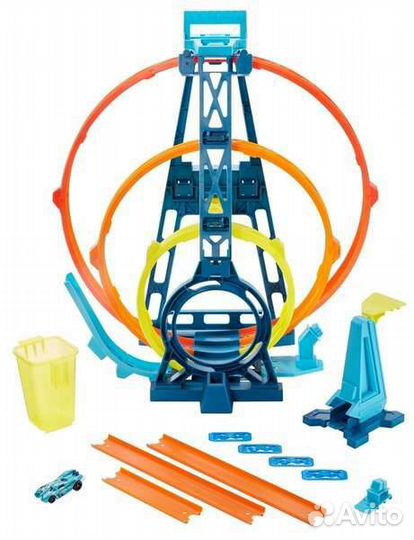Hot Wheels Тройная петля