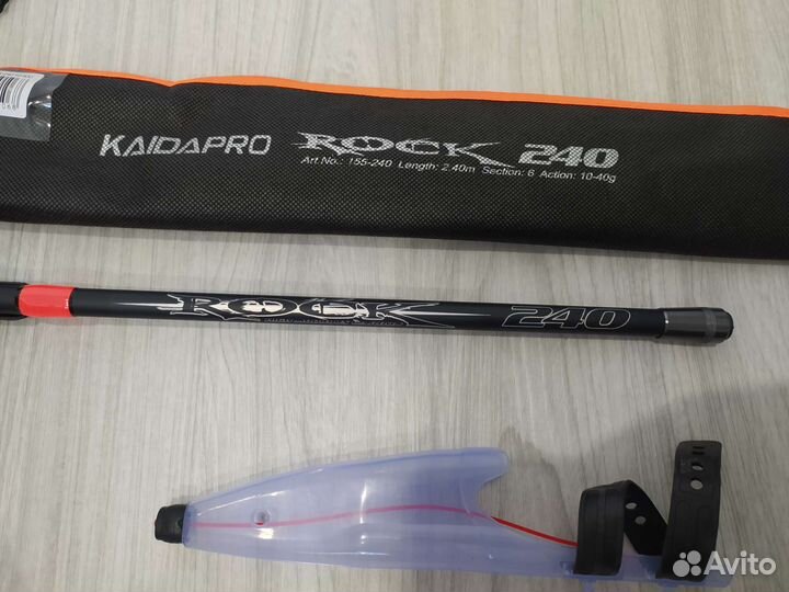 Спиннинг телескопический Kaida Rock 2.4м 10/40гр