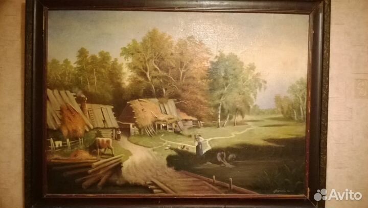 Картина 1961 год, 107х75, масло, холст