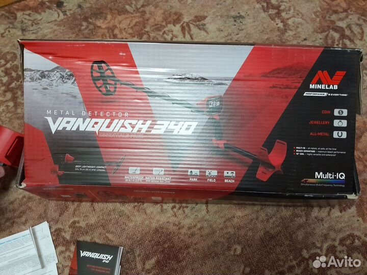 Металлодетектор Minelab vanquish 340