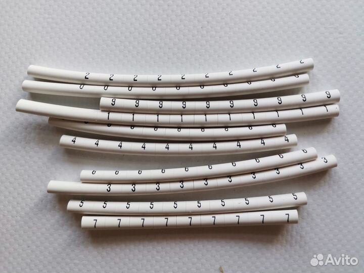 Кабельные маркеры из трубки пвх и термоусадки