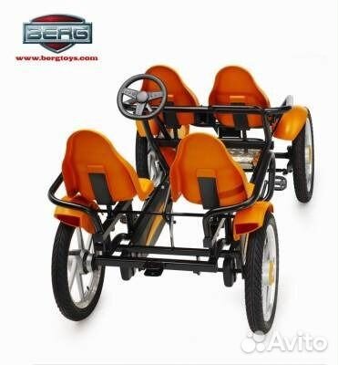 Веломобиль berg GranTour F Race 4-seater