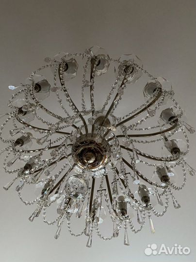 Люстра хрустальная чехия