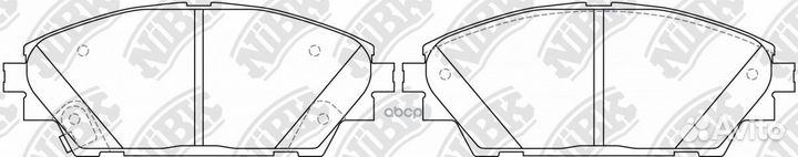 Колодки дисковые передние Mazda 3 1.5/2.0/2.2D