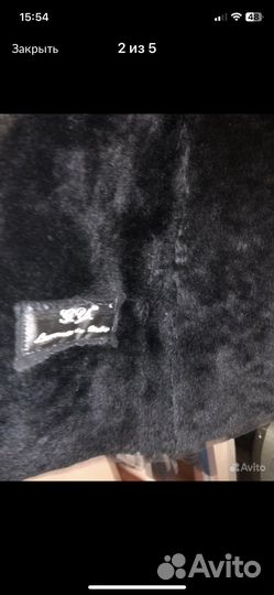 Дубленка натуральная с песцовым воротником