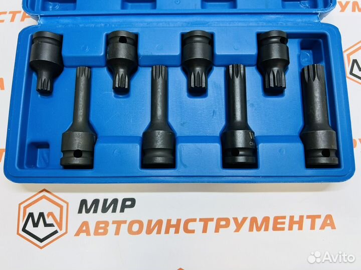 Набор сервисных ключей 12 гранных