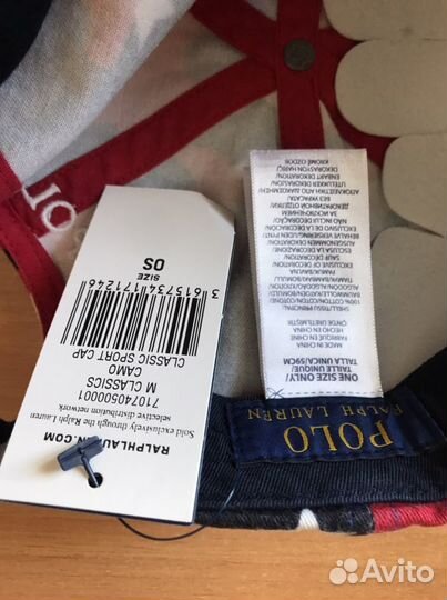 Бейсболка оригинал ralph lauren